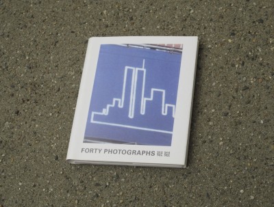 Adrien Casey Forty Photographs book cover solo cement Twin Towers New York City signage 